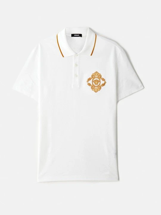 Zdjęcie produktu Koszulka polo Versace mleczny