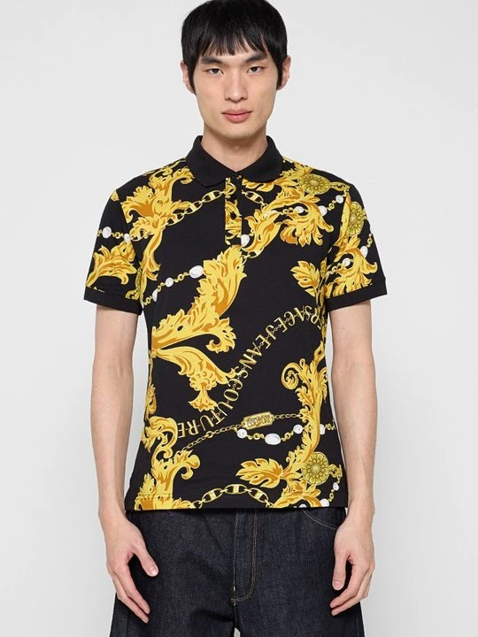 Zdjęcie produktu Koszulka polo Versace Jeans Couture czarny