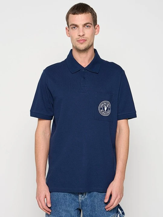 Zdjęcie produktu Koszulka polo Versace Jeans Couture niebieski
