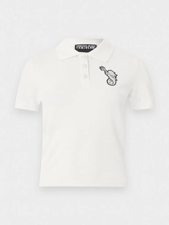Zdjęcie produktu Koszulka polo Versace Jeans Couture jasnożółty