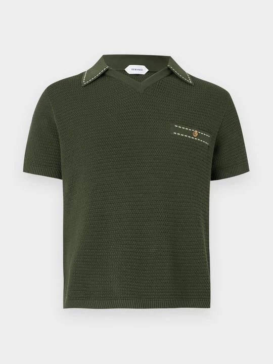 Zdjęcie produktu Koszulka polo Versace oliwkowy