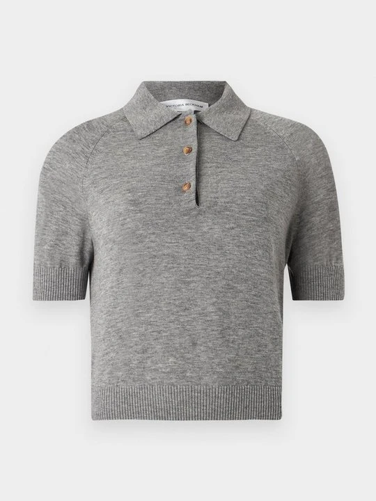 Zdjęcie produktu Koszulka polo Victoria Beckham szary