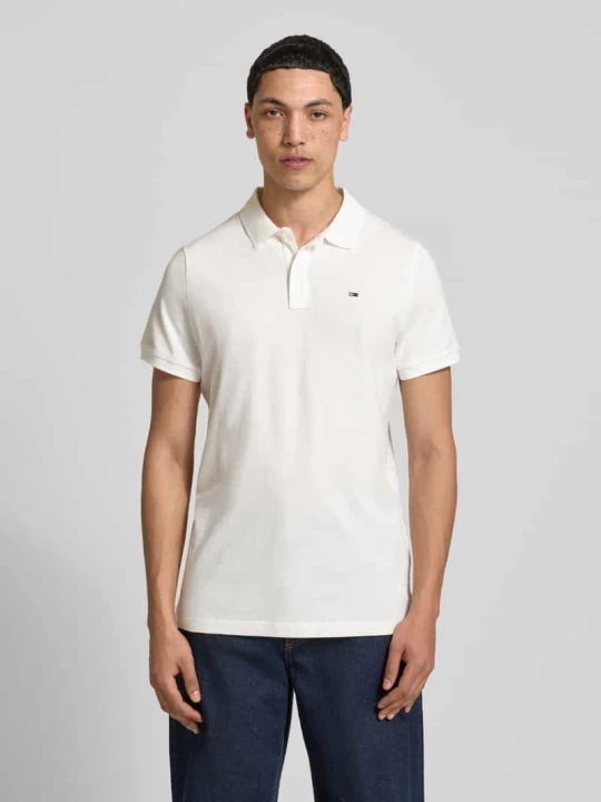 Zdjęcie produktu Koszulka polo w kroju regular fit model 'TJM SLIM PLACKET POLO EXT' Tommy Jeans Złamany biały