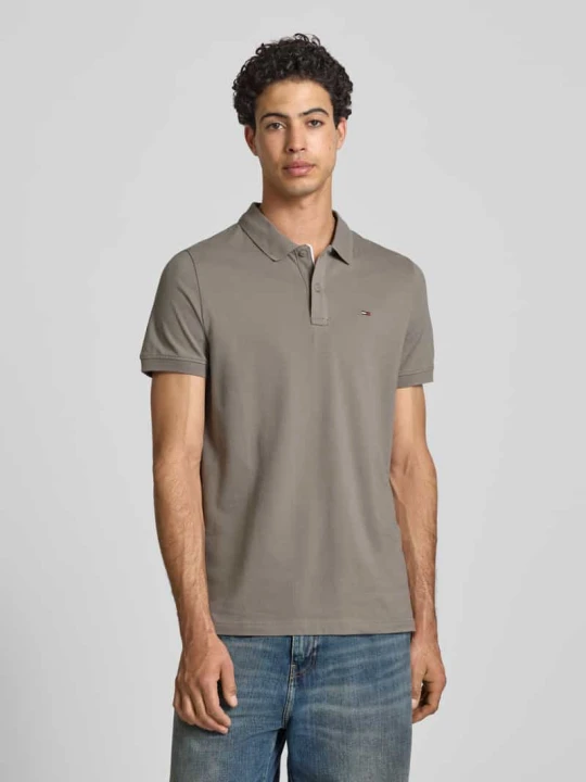 Zdjęcie produktu Koszulka polo w kroju regular fit model 'TJM SLIM PLACKET POLO EXT' Tommy Jeans Jasnoszary