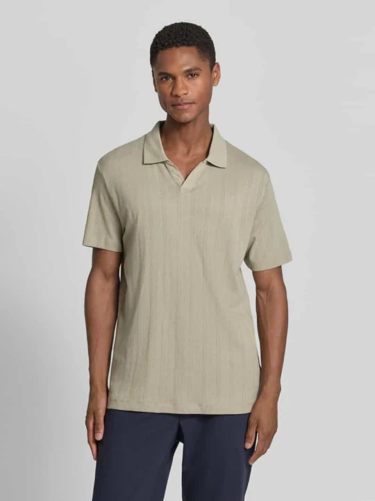 Zdjęcie produktu Koszulka polo w kroju regular fit z dzianiny żakardowej lindbergh Oliwkowy