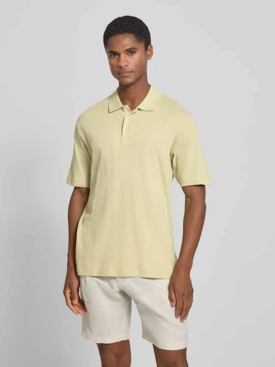 Zdjęcie produktu Koszulka polo w kroju regular fit z listwą guzikową Jack&Jones Limonkowy