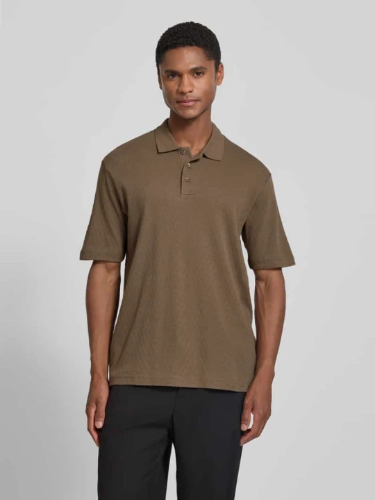 Zdjęcie produktu Koszulka polo w kroju regular fit z listwą guzikową Jack&Jones Średniobrązowy