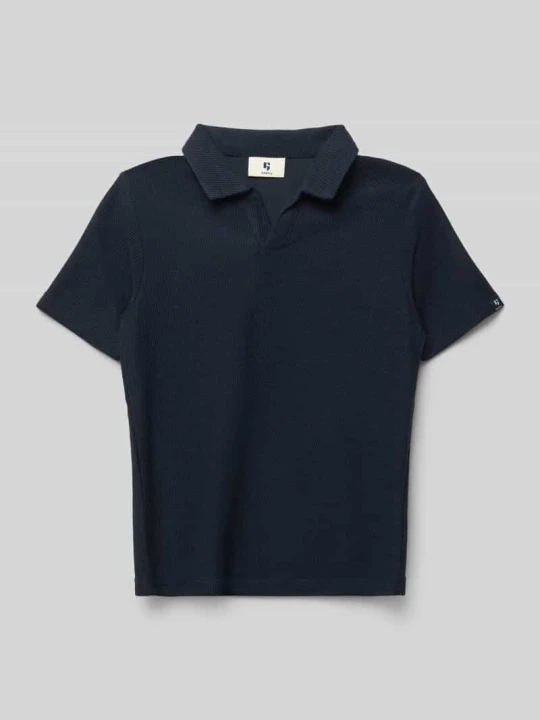 Zdjęcie produktu Koszulka polo w kroju regular fit ze strukturalnym wzorem Garcia Czarny