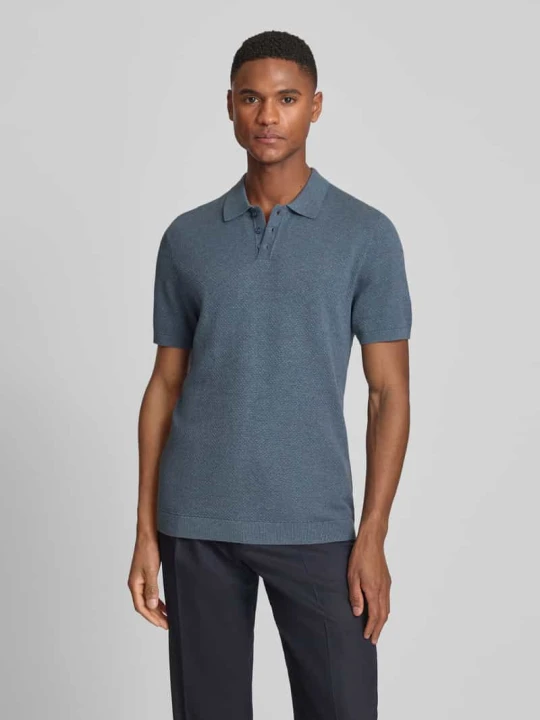 Zdjęcie produktu Koszulka polo w kroju slim fit model 'Triton' Drykorn Oceaniczny