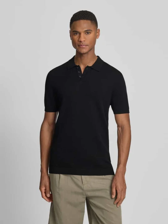 Zdjęcie produktu Koszulka polo w kroju slim fit model 'Triton' Drykorn Czarny