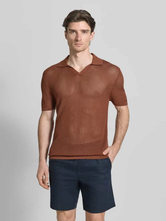Zdjęcie produktu Koszulka polo w kroju slim fit z dekoltem w serek Antony Morato