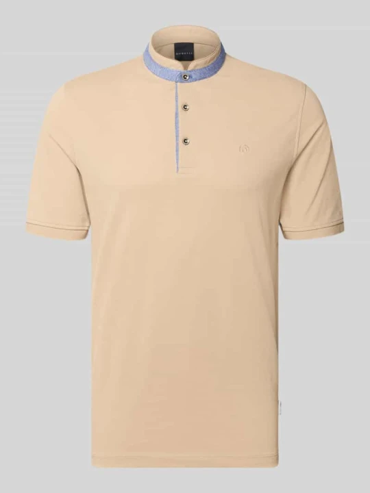 Zdjęcie produktu Koszulka polo w kroju slim fit ze stójką Bugatti Beżowy