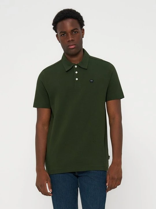 Zdjęcie produktu Koszulka polo Wrangler ciemnozielony