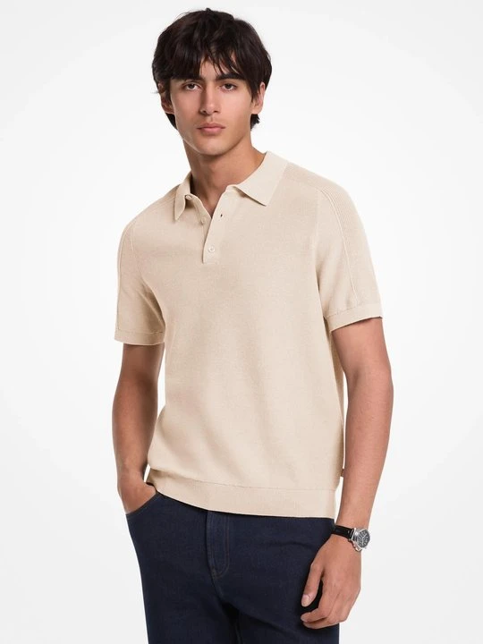 Zdjęcie produktu Koszulka polo z bawełnianej muliny Michael Kors