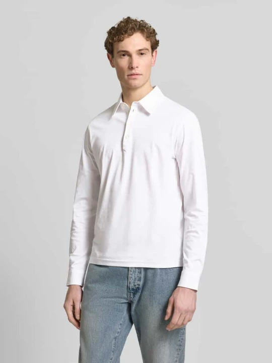 Zdjęcie produktu Koszulka polo z bawełny o kroju regular fit model 'Tanner' Tiger Of Sweden Biały