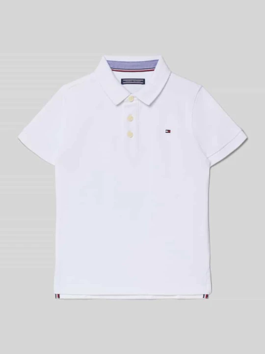 Zdjęcie produktu Koszulka polo z mieszanki bawełny ekologicznej Tommy Hilfiger Biały