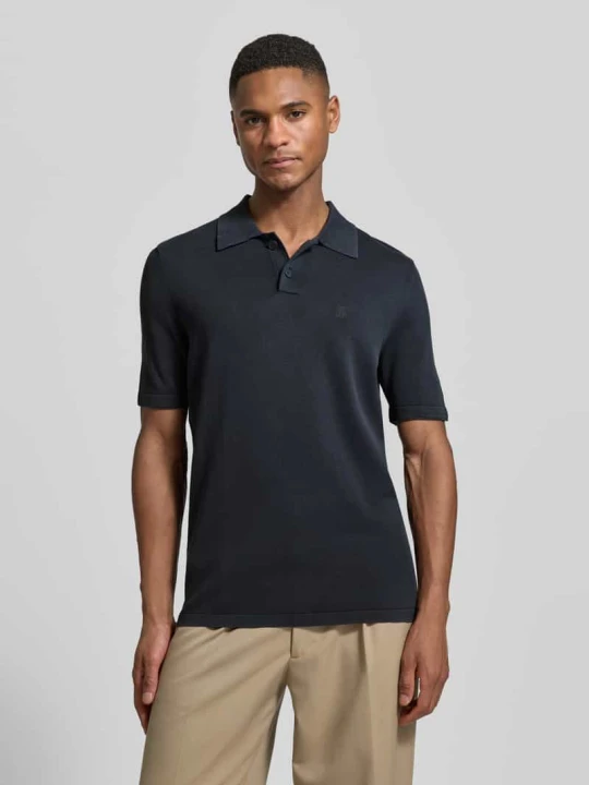 Zdjęcie produktu Koszulka polo z czystej bawełny, krój regular fit Marc O'Polo Granatowy