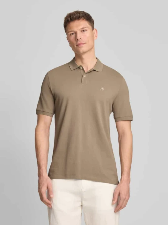 Zdjęcie produktu Koszulka polo z czystej bawełny, krój regular fit Marc O'Polo Beżowy