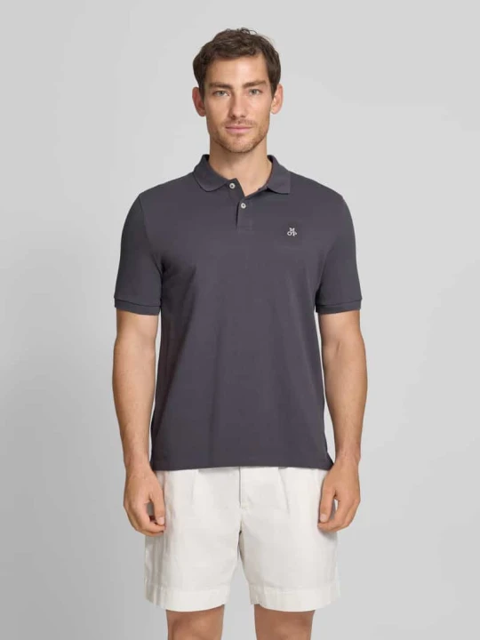 Zdjęcie produktu Koszulka polo z czystej bawełny, krój regular fit Marc O'Polo Średnioszary