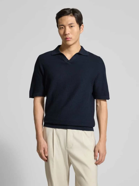 Zdjęcie produktu Koszulka polo z czystej bawełny, krój regular fit Tom Tailor Granatowy