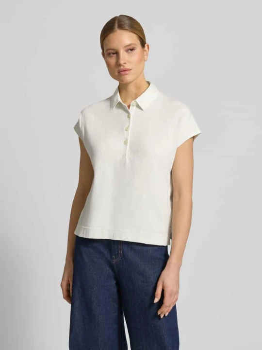 Zdjęcie produktu Koszulka polo z czystej bawełny o kroju loose fit Marc O'Polo Jasnoszary