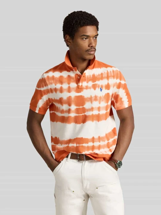 Zdjęcie produktu Koszulka polo z czystej bawełny o kroju regular fit Polo Ralph Lauren Pomarańczowy