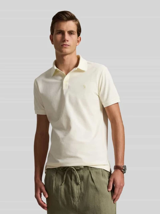 Zdjęcie produktu Koszulka polo z czystej bawełny o kroju regular fit Polo Ralph Lauren Écru