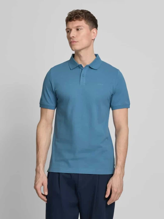 Zdjęcie produktu Koszulka polo z czystej bawełny o kroju regular fit s.Oliver Błękitny