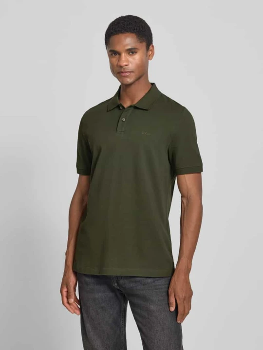 Zdjęcie produktu Koszulka polo z czystej bawełny o kroju regular fit s.Oliver Khaki