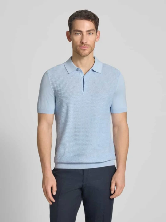 Zdjęcie produktu Koszulka polo z czystej bawełny o kroju regular fit Strellson Błękitny