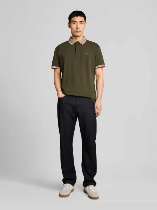 Zdjęcie produktu Koszulka polo z czystej bawełny o kroju regular fit Tom Tailor Oliwkowy