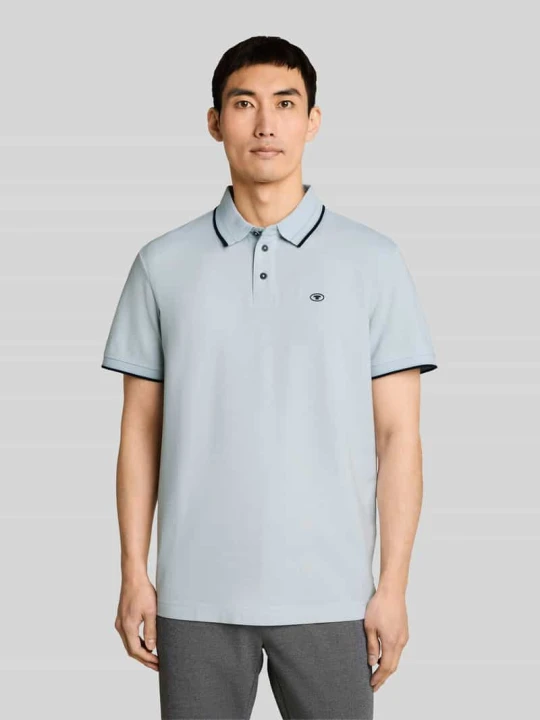 Zdjęcie produktu Koszulka polo z czystej bawełny o kroju regular fit Tom Tailor Jasnoniebieski