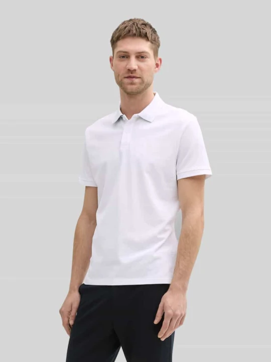 Zdjęcie produktu Koszulka polo z czystej bawełny o kroju regular fit Tom Tailor Złamany biały