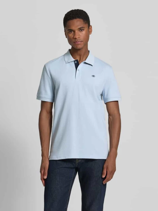 Zdjęcie produktu Koszulka polo z czystej bawełny o kroju regular fit Tom Tailor Jasnoniebieski