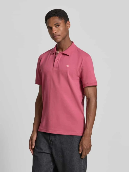 Zdjęcie produktu Koszulka polo z czystej bawełny o kroju regular fit Tom Tailor Brudnoróżowy