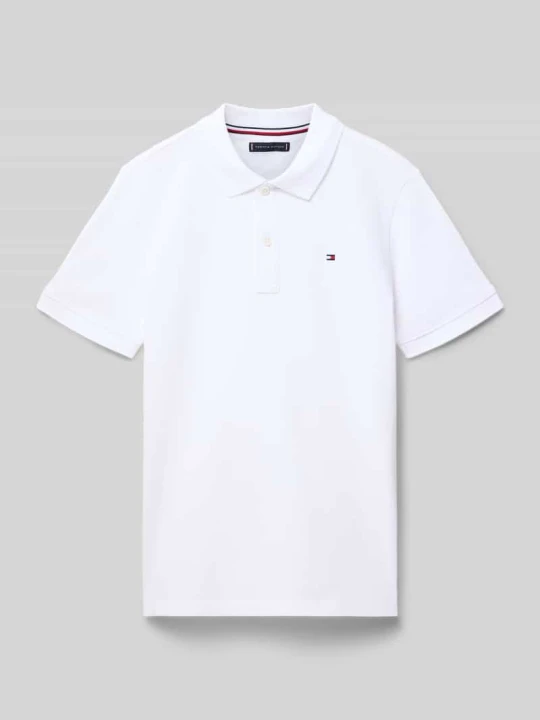 Zdjęcie produktu Koszulka polo z czystej bawełny o kroju regular fit Tommy Hilfiger Biały