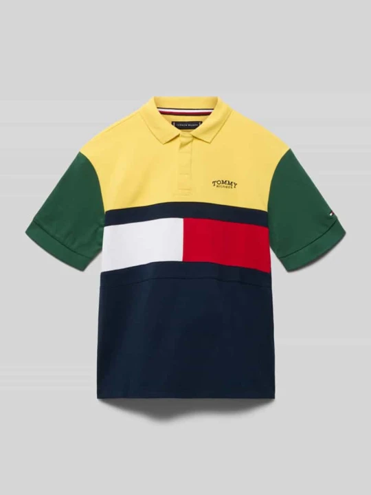 Zdjęcie produktu Koszulka polo z czystej bawełny o kroju regular fit Tommy Hilfiger Żółty