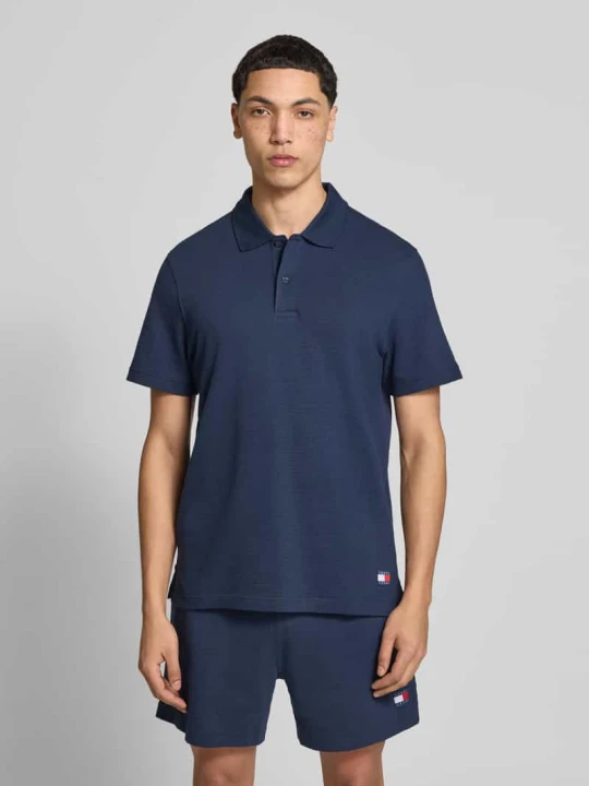 Zdjęcie produktu Koszulka polo z czystej bawełny o kroju regular fit Tommy Jeans Granatowy