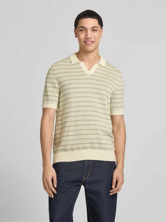 Zdjęcie produktu Koszulka polo z czystej bawełny organicznej, krój regular fit, model 'TILO' Only & Sons Złamany biały