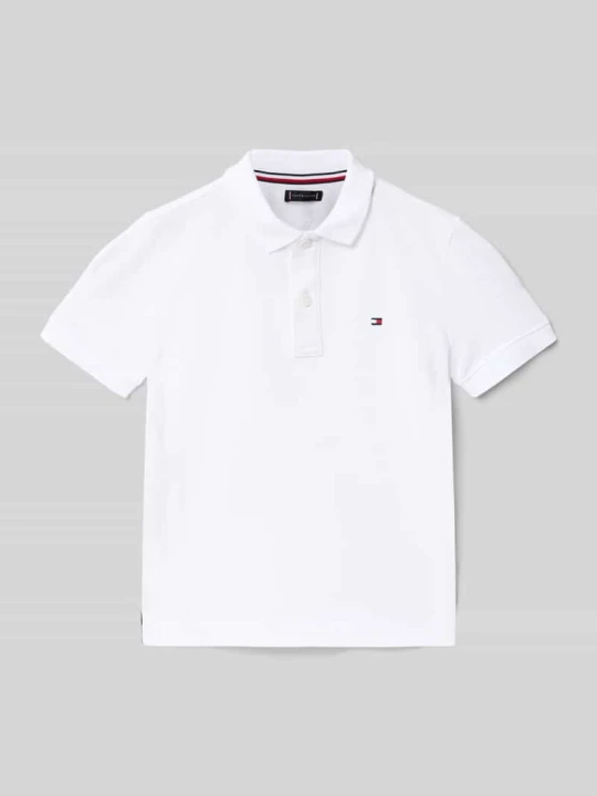 Zdjęcie produktu Koszulka polo z czystej bawełny o kroju regular fit Tommy Hilfiger Biały