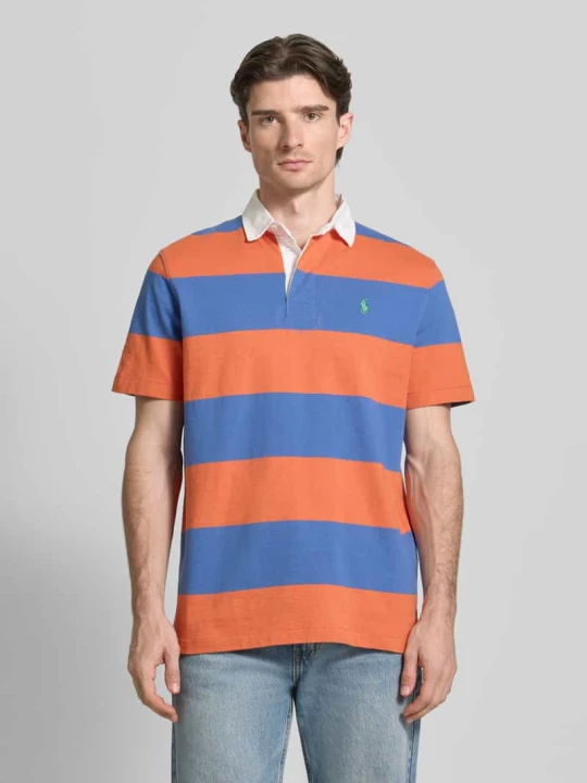 Zdjęcie produktu Koszulka polo z czystej bawełny w kroju regular fit model 'SSRUGBYM13' Polo Ralph Lauren Pomarańczowy