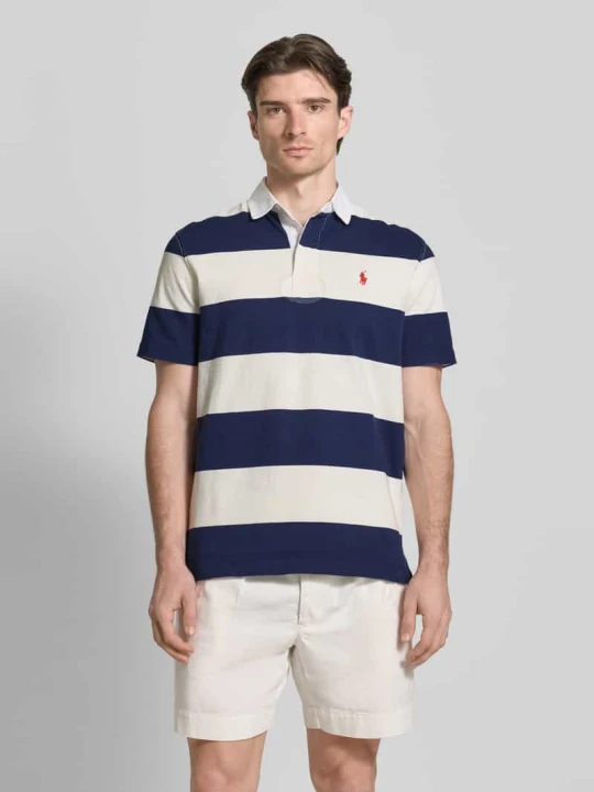 Zdjęcie produktu Koszulka polo z czystej bawełny w kroju regular fit model 'SSRUGBYM13' Polo Ralph Lauren Granatowy