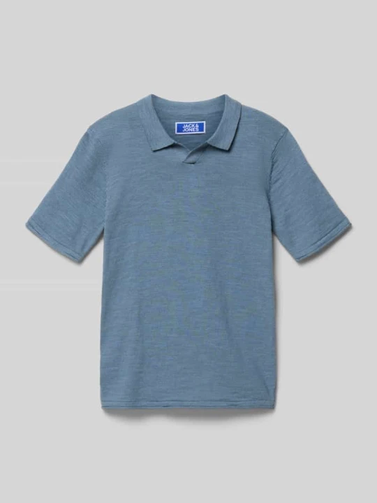 Zdjęcie produktu Koszulka polo z dekoltem w serek model 'KANE' Jack&Jones Jasnoniebieski