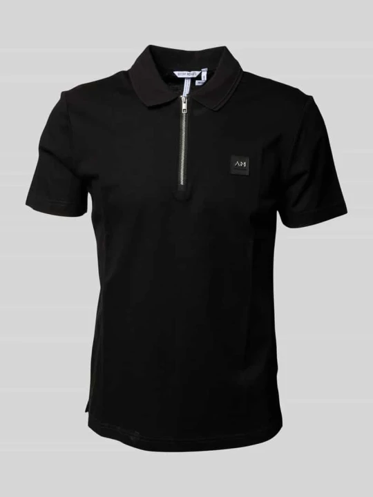 Zdjęcie produktu Koszulka polo z detalem z logo Antony Morato Czarny