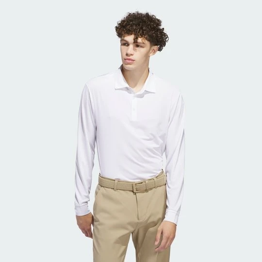 Zdjęcie produktu Koszulka polo z długim rękawem Adidas biały