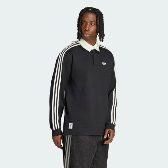 Zdjęcie produktu Koszulka polo z długim rękawem Beckenbauer WC26 OG Adidas czarny