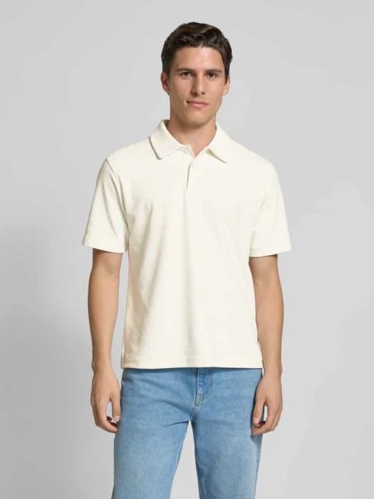 Zdjęcie produktu Koszulka polo z krótką listwą guzikową Jack&Jones Biały