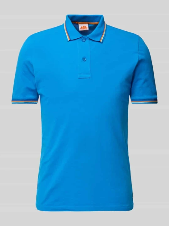 Zdjęcie produktu Koszulka polo z krótką listwą guzikową model ‘Brice’ Sundek Niebieski
