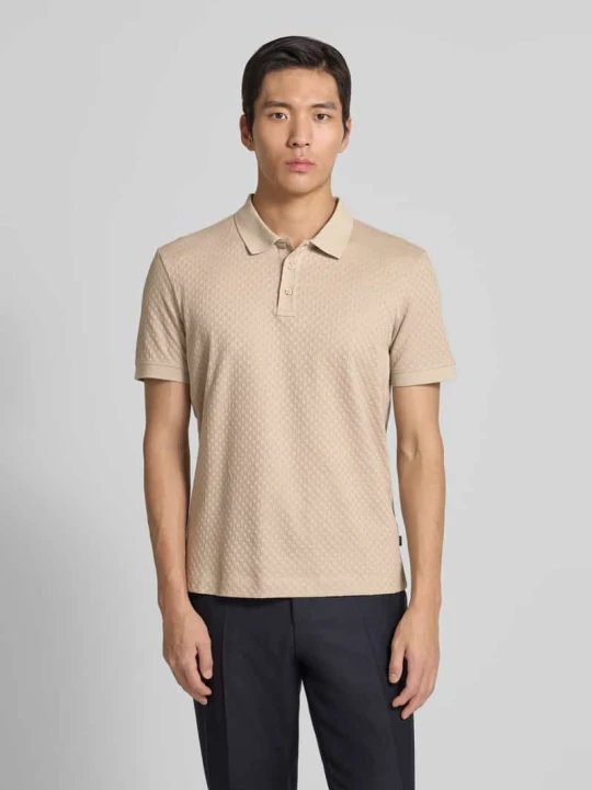 Zdjęcie produktu Koszulka polo z krótką listwą guzikową Model 'Roni' JOOP! Beżowy