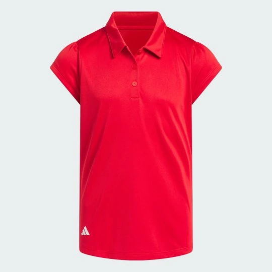 Zdjęcie produktu KOSZULKA POLO Z KRÓTKIM RĘKAWEM DLA DZIEWCZĄT Adidas Collegiate Red